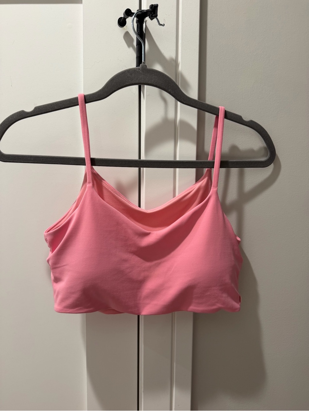 Lululemon NWT Bend This Cami Spaghetti Strap Bra S/M Candy Cloud